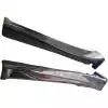 ModeloDrive Carbon Fiber TART Turbo Wide Side Skirts > Porsche 911 (997) 2005-2012 - Image 6