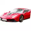 ModeloDrive Partial Carbon Fiber MDES Front Bumper w Splitter > Ferrari 488 GTB F142M 2016-2019 - Image 8