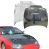 ModeloDrive Carbon Fiber TRDE Hood > Toyota Supra (JZA80) 1993-1998 - Image 8