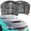 ModeloDrive Carbon Fiber VAR V2 Hood > Subaru WRX STi (GVB) 2011-2014 > 5dr Hatch - Image 1