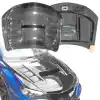 ModeloDrive Carbon Fiber VAR V2 Hood > Subaru WRX STi (GRB) 2008-2014 > 4dr Sedan - Image 15