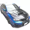 ModeloDrive Carbon Fiber VAR V2 Hood > Subaru WRX STi (GRB) 2008-2014 > 4dr Sedan - Image 16