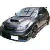 ModeloDrive Carbon Fiber VAR V2 Hood > Subaru WRX STi (GRB) 2008-2014 > 4dr Sedan - Image 13