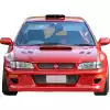 ModeloDrive FRP LS WRC 98 Front Bumper w Caps 3pc > Subaru Impreza (GC8) 1993-2001 > 2/4dr - Image 2