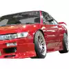 ModeloDrive FRP GCOR Wide Body 30mm Fenders (front) > Nissan Silvia S13 1989-1994 - Image 5