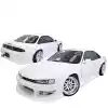 ModeloDrive FRP WOR9 v2 Body Kit 4pc > Nissan 240SX S14 (Kouki) 1997-1998 - Image 5