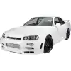 ModeloDrive Carbon Fiber OER B-Pillar Mouldings > Nissan Skyline R34 GTR 1999-2004 > 2dr Coupe - Image 5