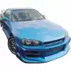 ModeloDrive FRP JU Front Bumper > Nissan Skyline R34 GTR 1999-2004 - Image 2