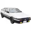 OEREP Steel OER Fender (RIGHT FRONT FENDER) > Toyota Corolla AE86 Trueno 1984-1987 - Image 4