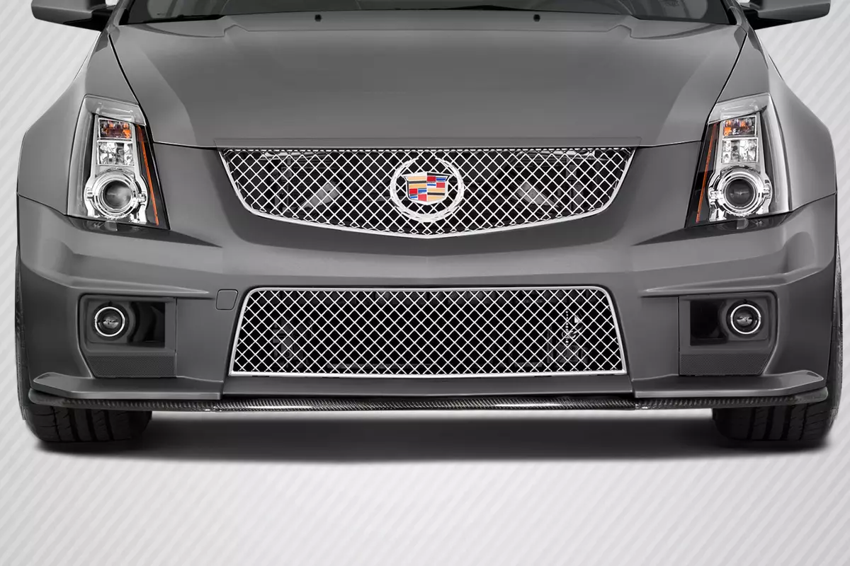 2009-2014 Cadillac CTS-V Carbon Creations G2 Front Splitter 3 Piece - Image 1