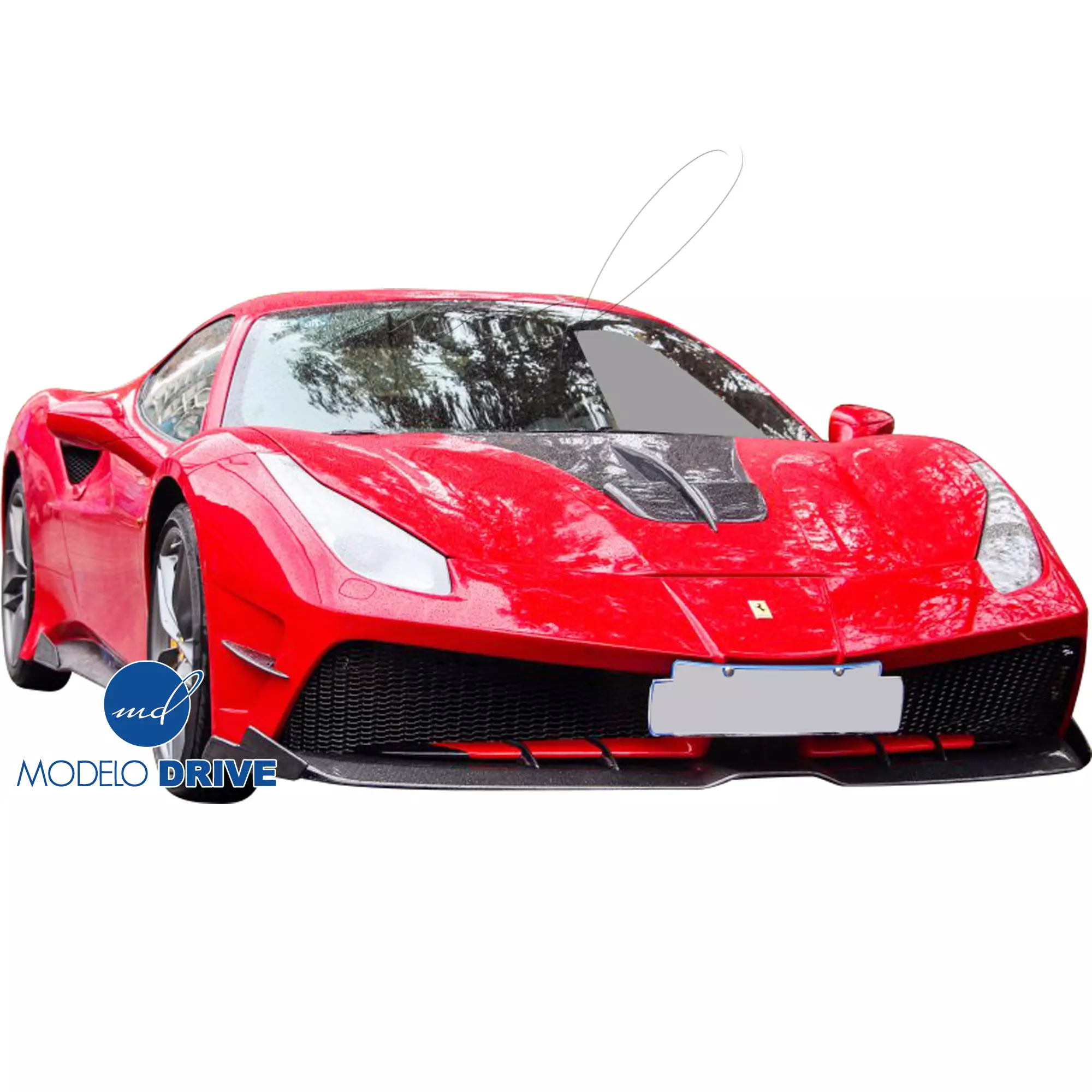 ModeloDrive Partial Carbon Fiber MDES Body Kit > Ferrari 488 GTB F142M 2016-2019 - Image 15