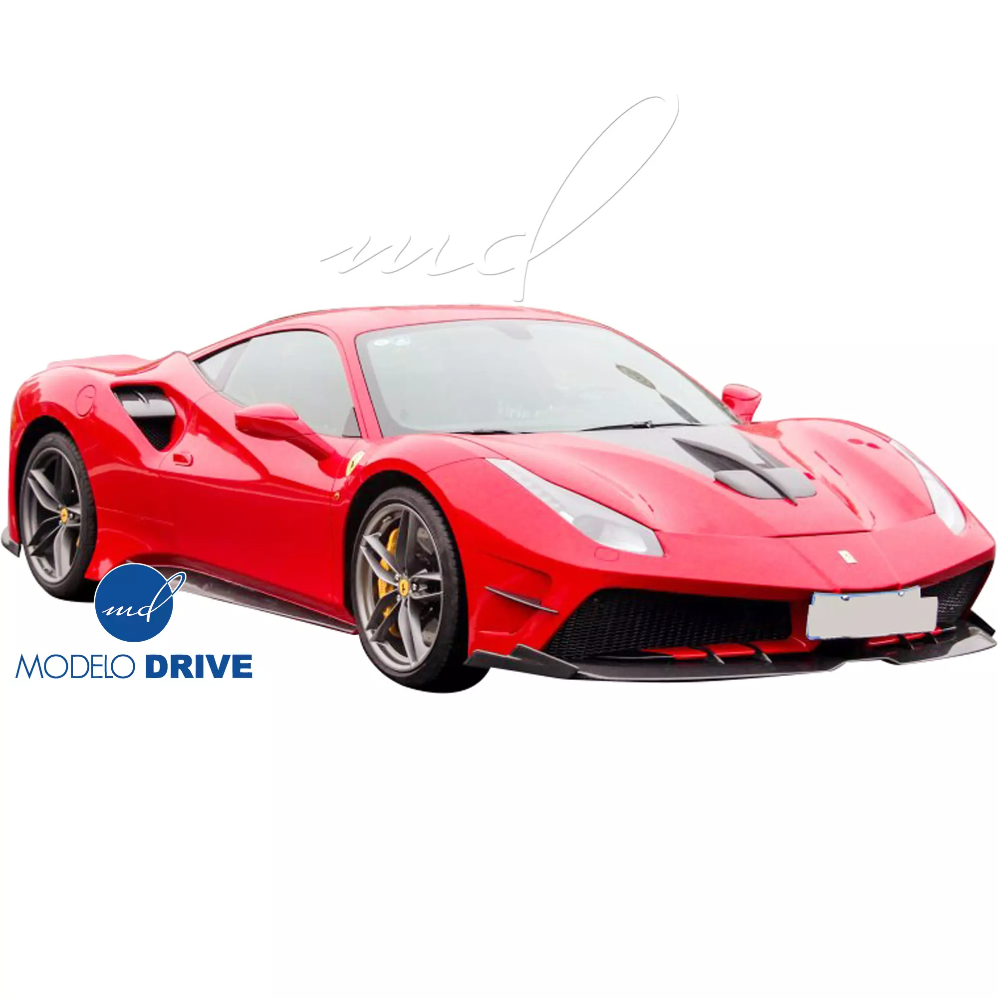 ModeloDrive Partial Carbon Fiber MDES Body Kit > Ferrari 488 GTB F142M 2016-2019 - Image 17