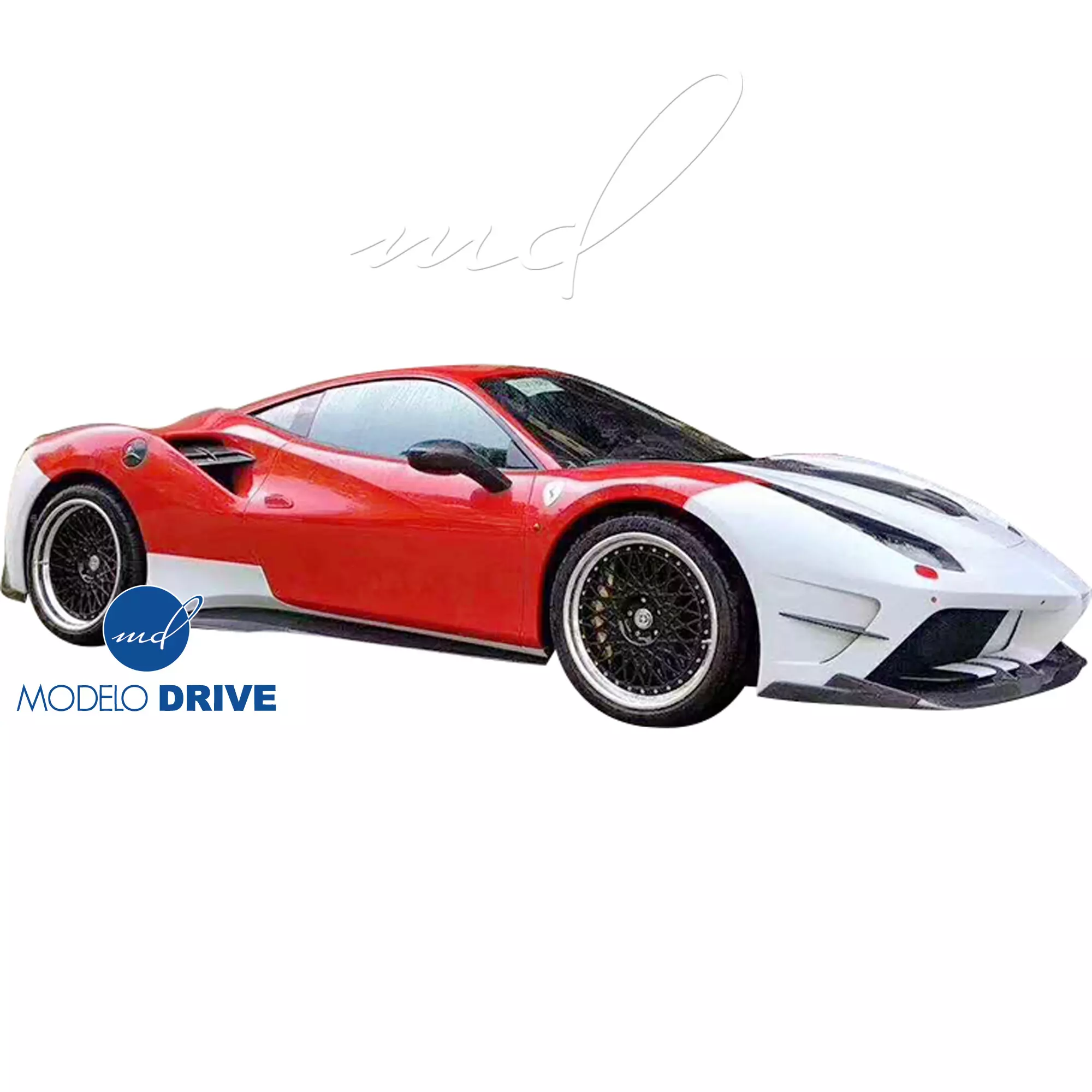 ModeloDrive Partial Carbon Fiber MDES Body Kit > Ferrari 488 GTB F142M 2016-2019 - Image 20