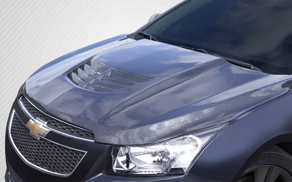 2011-2015 Chevrolet Cruze Carbon Creations Stingray Z Hood- 1 Piece - Image 1