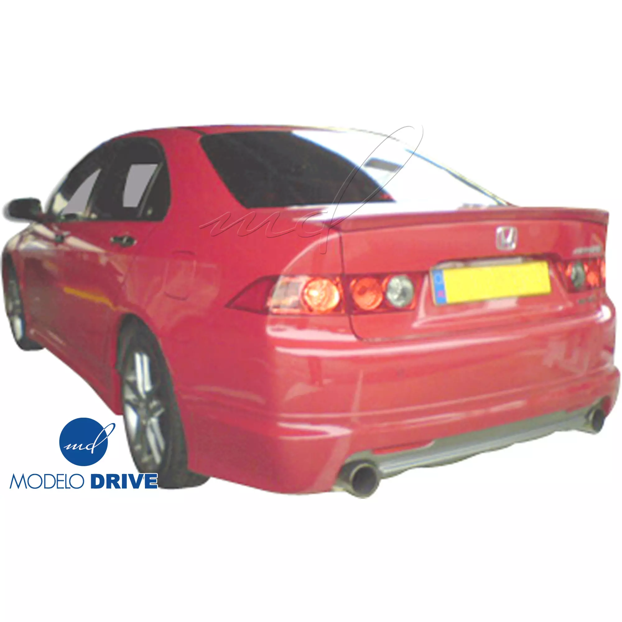 ModeloDrive FRP MUGE V1 Rear Lip Valance > Acura TSX CL9 2004-2008 - Image 4