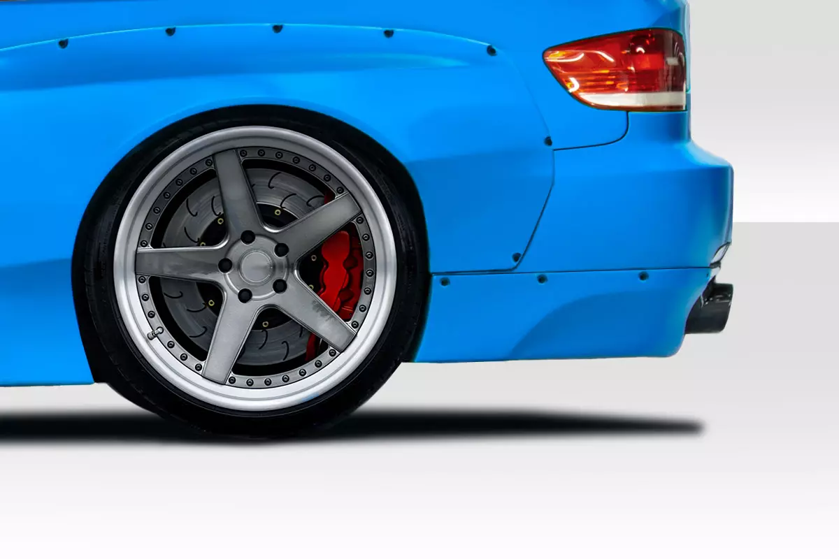 2007-2013 BMW 3 Series E92 E93 2DR Convertible Duraflex RBS Rear Bumper Add Ons 2 Piece ( Fits M-Sport Only ) - Image 1