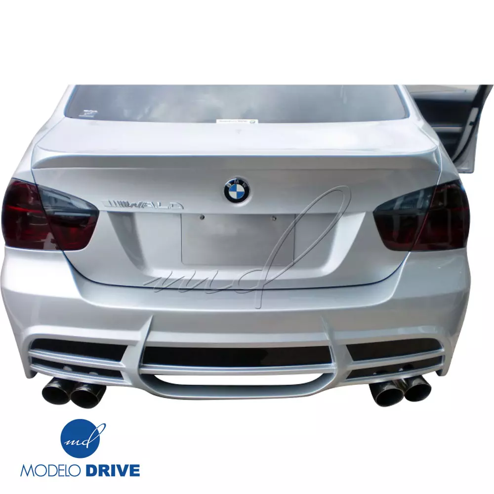 ModeloDrive FRP WAL BISO Rear Bumper > BMW 3-Series E90 2007-2010> 4dr - Image 5