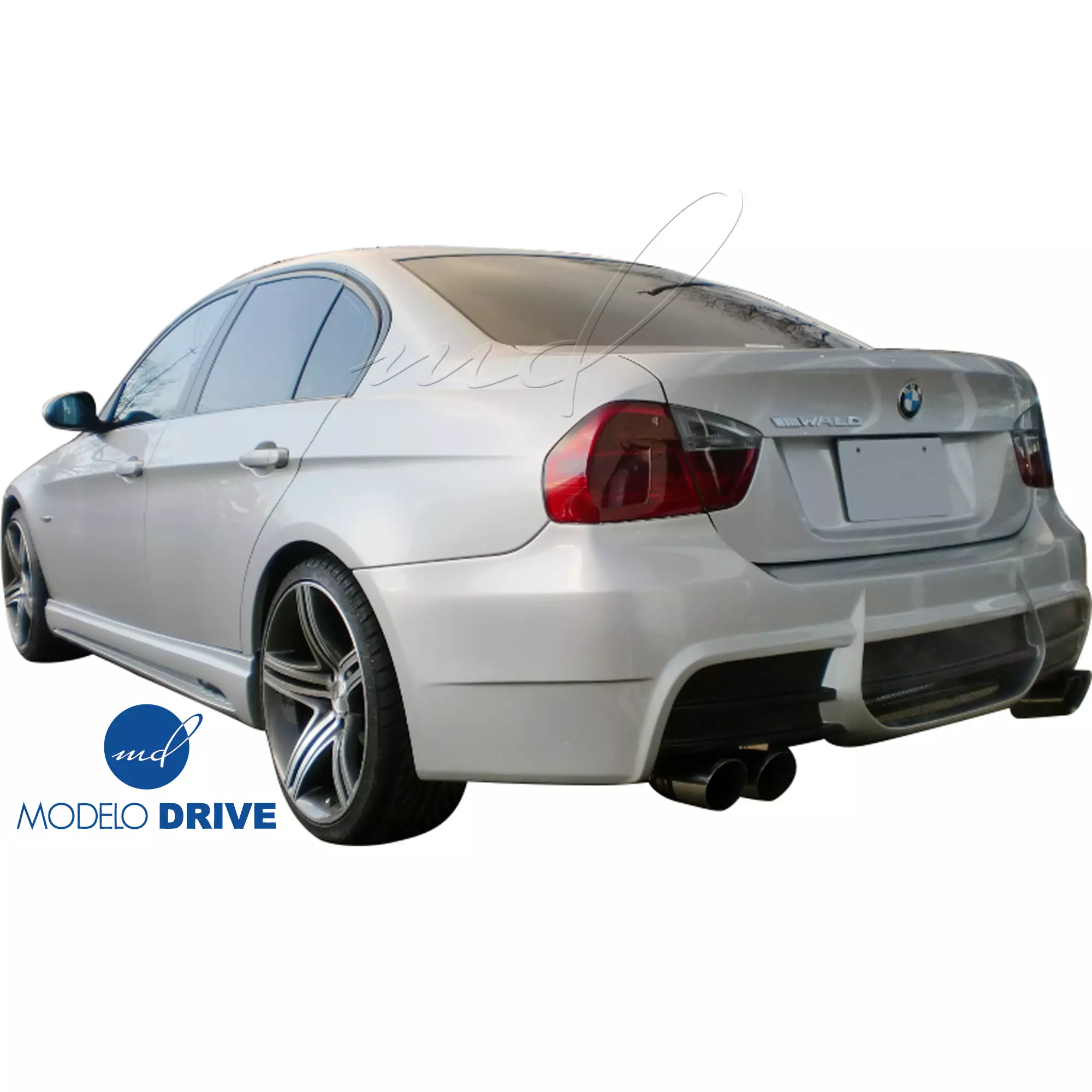 ModeloDrive FRP WAL BISO Rear Bumper > BMW 3-Series E90 2007-2010> 4dr - Image 6
