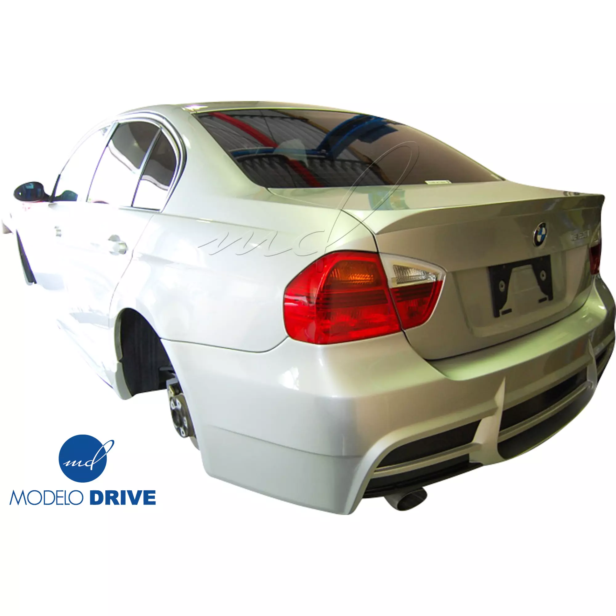 ModeloDrive FRP WAL BISO Rear Bumper > BMW 3-Series E90 2007-2010> 4dr - Image 9
