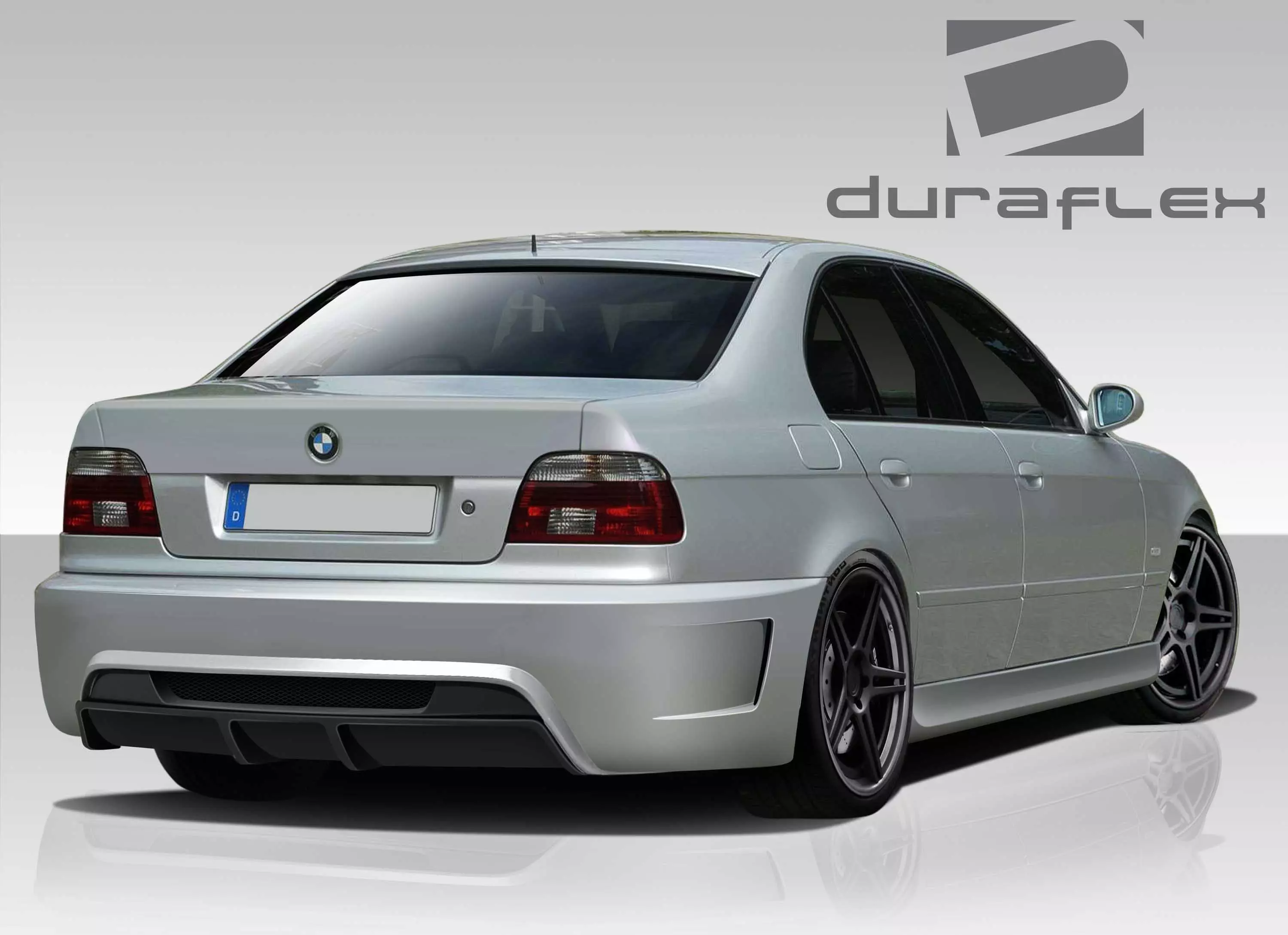 1997-2003 BMW 5 Series E39 4DR Duraflex GT-S Rear Bumper Cover 1 Piece - Image 2