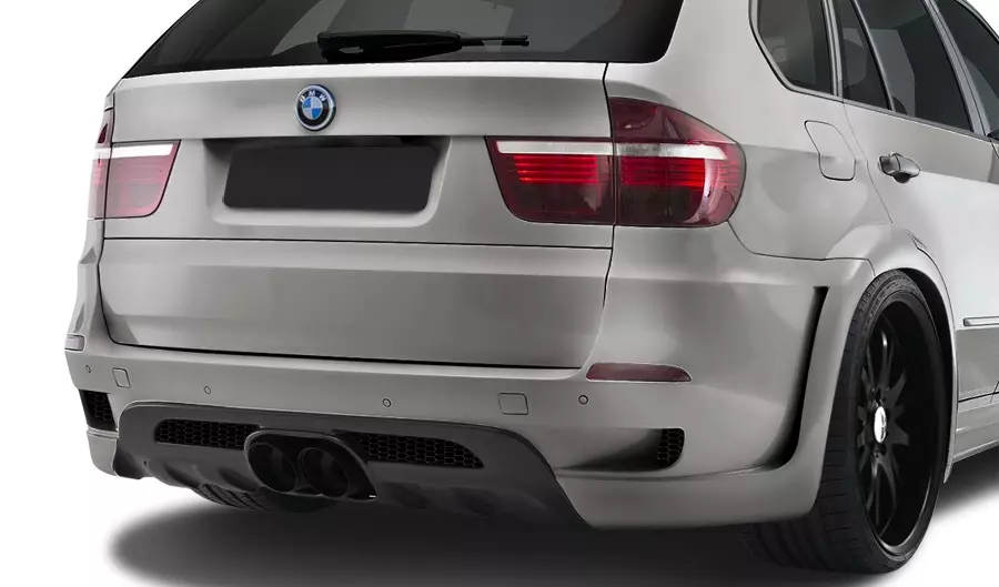 2010-2013 BMW X5 X5M E70 AF-1 Wide Body Rear Bumper Cover ( GFK ) 1 Piece (S) - Image 1