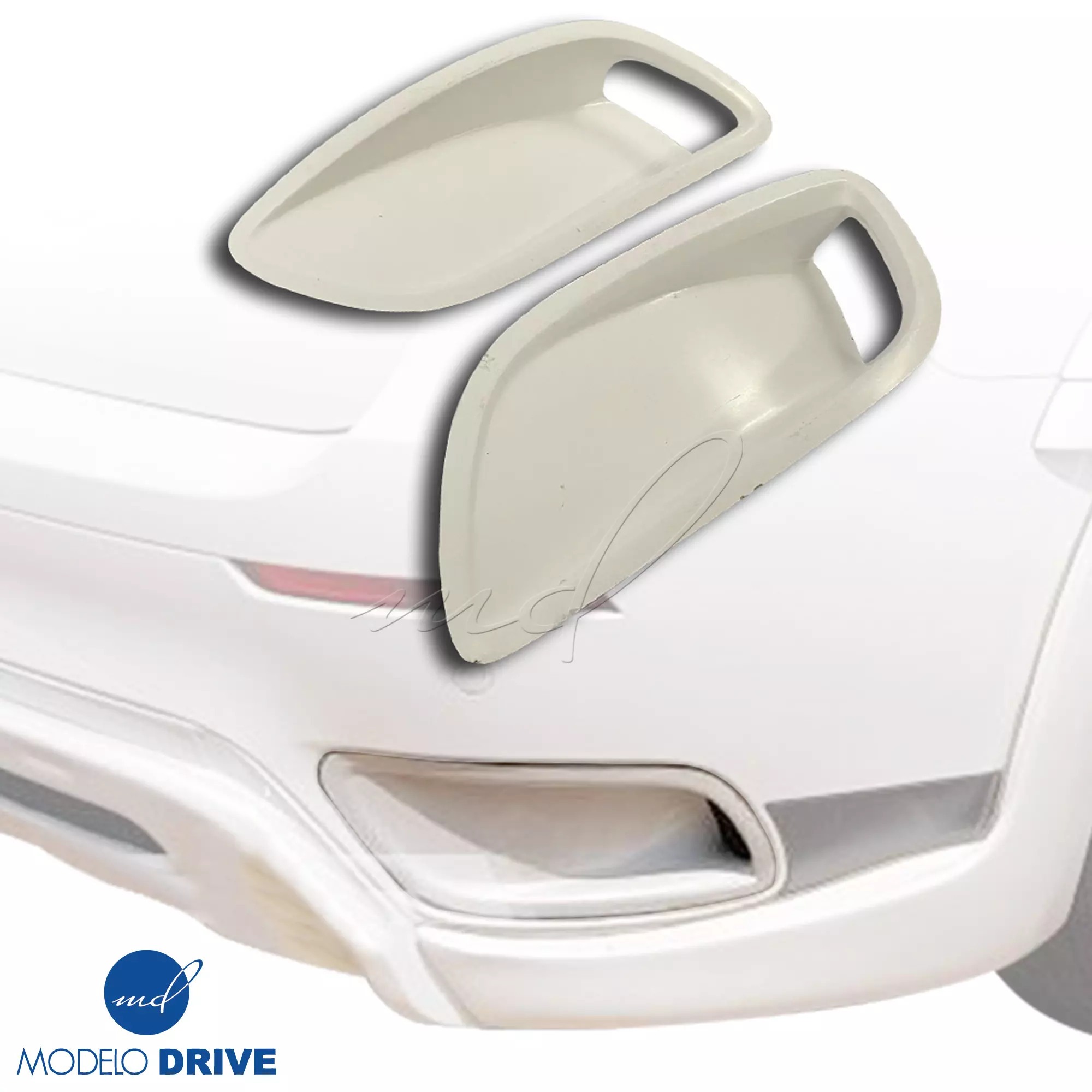 ModeloDrive FRP HAMA Rear Duct Hole Liners > BMW X6 E71 M 2008-2014 - Image 10
