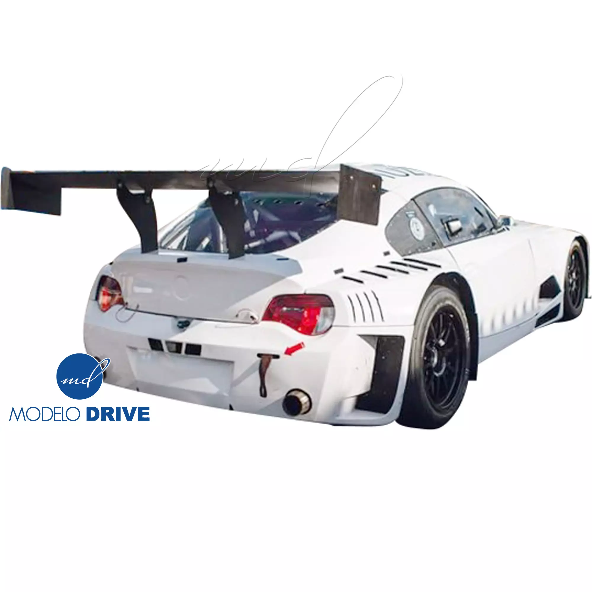 ModeloDrive FRP GTR Wide Body Rear Bumper > BMW Z4 E86 2003-2008 > 3dr Coupe - Image 1