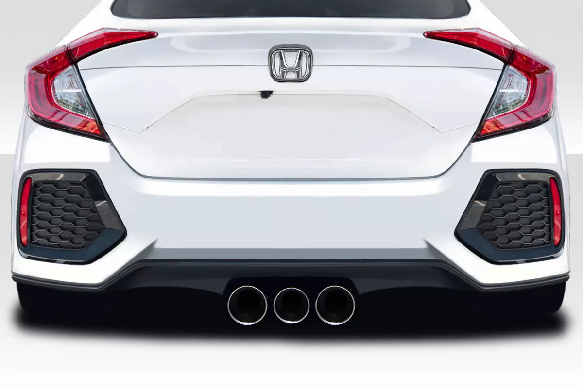 2016-2021 Honda Civic 4DR Duraflex RBT Widebody Look Rear Bumper 1 Piece - Image 1
