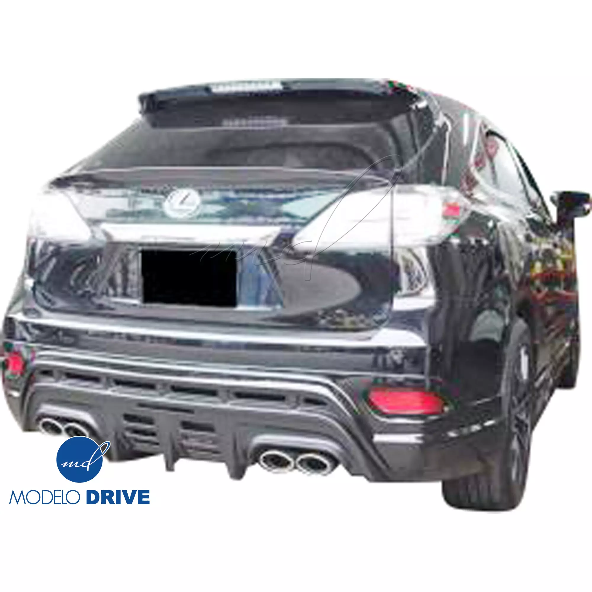 ModeloDrive FRP WAL BISO Rear Add-on Valance > Lexus RX-Series RX350 RX450 2010-2013 - Image 5