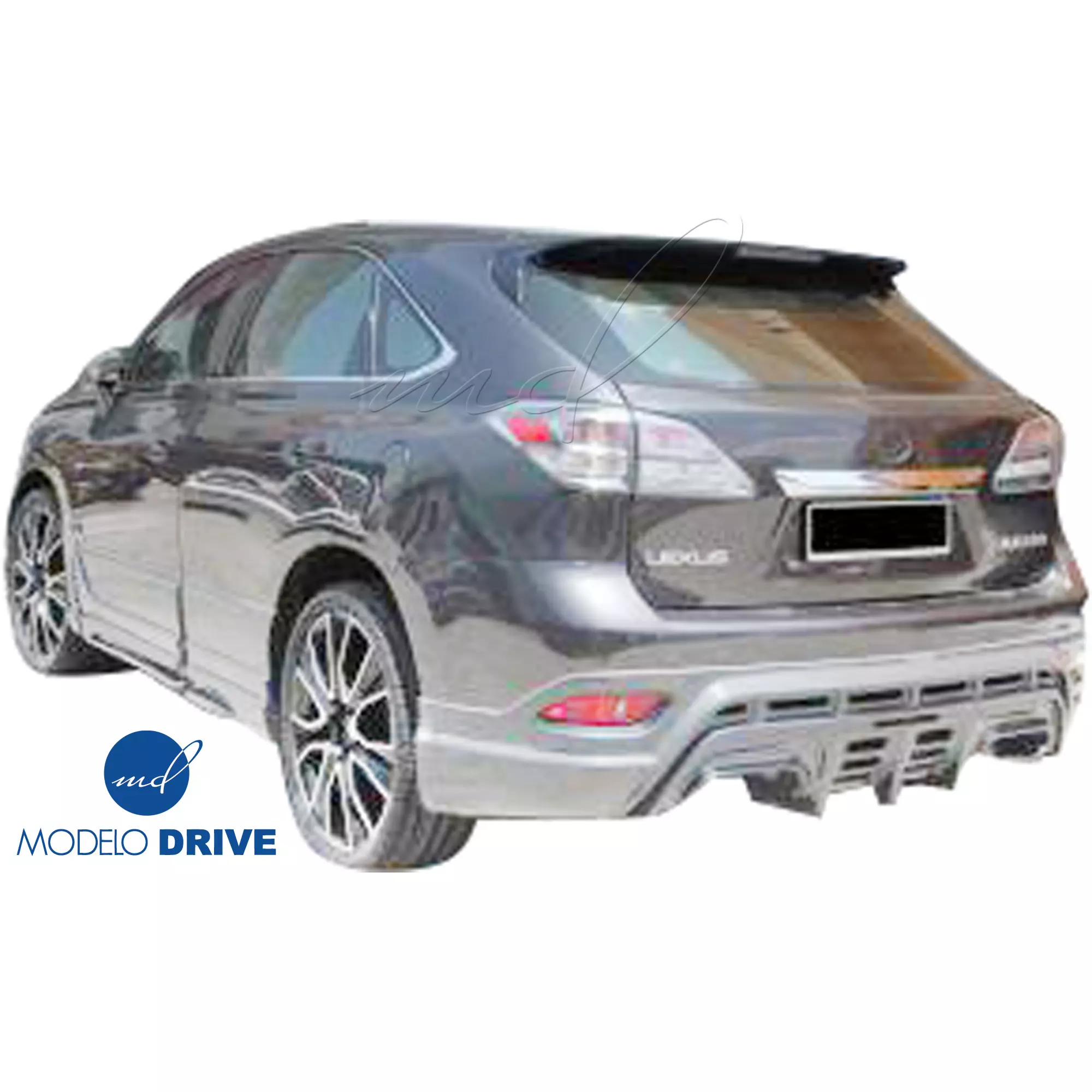 ModeloDrive FRP WAL BISO Rear Add-on Valance > Lexus RX-Series RX350 RX450 2010-2013 - Image 6