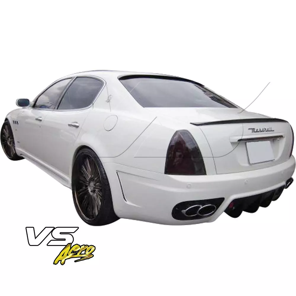 VSaero FRP WAL Body Kit 5pc /w Wing > Maserati Quattroporte 2009-2012 - Image 6
