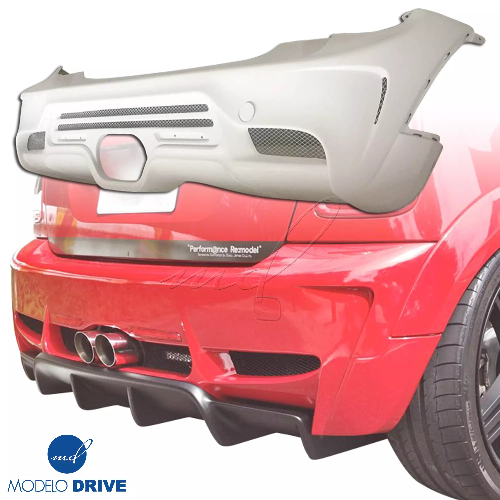 ModeloDrive FRP DUAG Rear Bumper > Mini Mini Cooper F56 F57 2014-2020 - Image 10