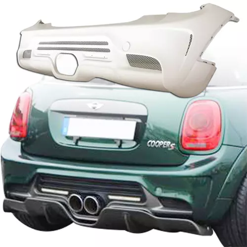 ModeloDrive FRP DUAG Rear Bumper > Mini Mini Cooper F56 F57 2014-2020 - Image 9