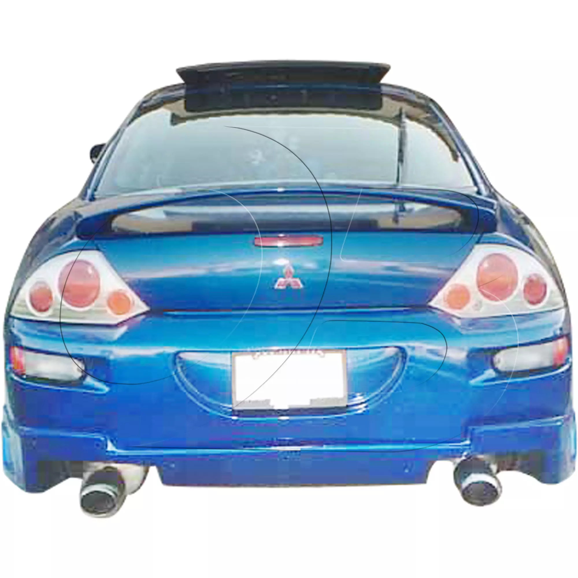 KBD Urethane Blits Style 4pc Full Body Kit > Mitsubishi Eclipse 2000-2005 - Image 18
