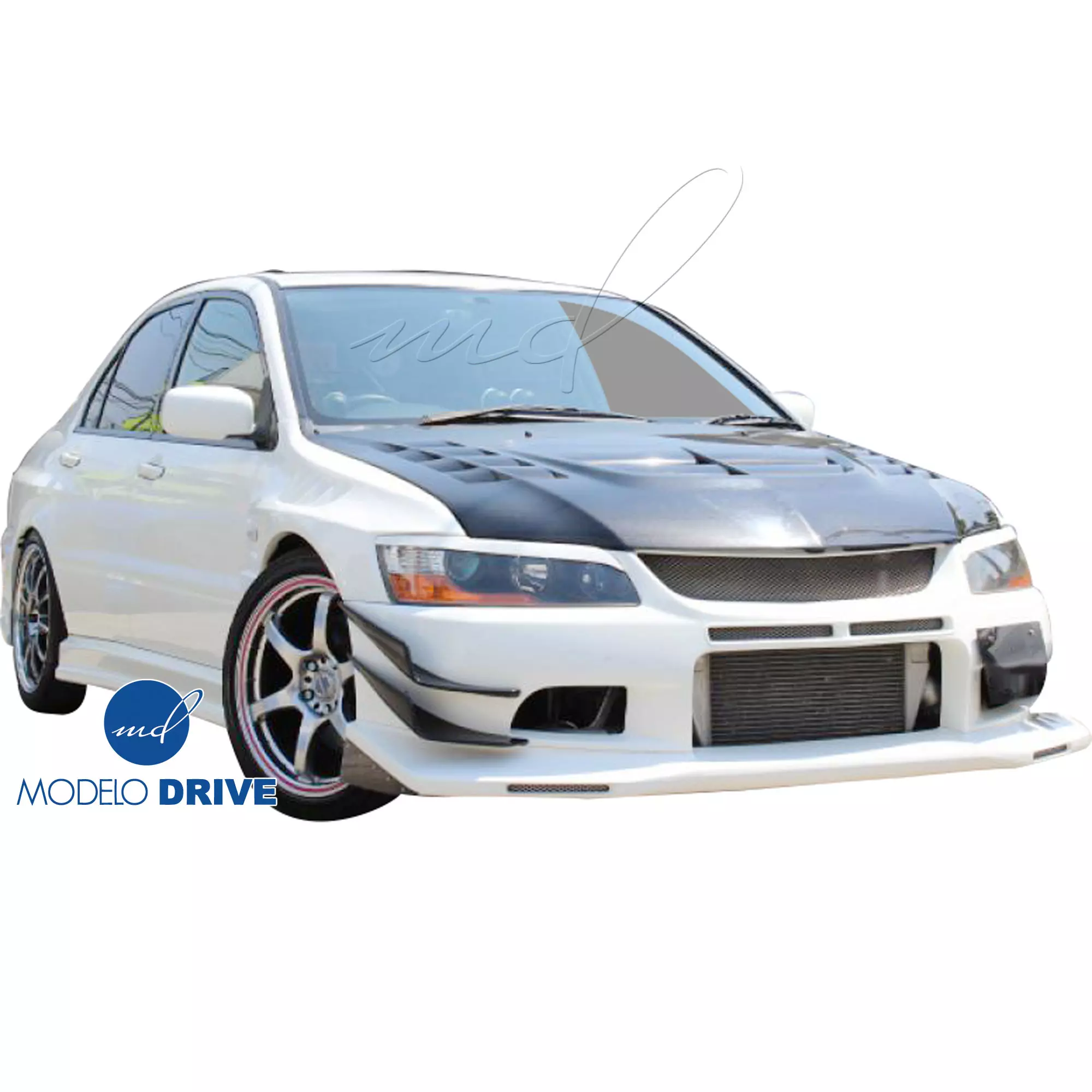 ModeloDrive FRP VOLT Street Wide Body Kit > Mitsubishi Evolution 8 9 2003-2006 - Image 36