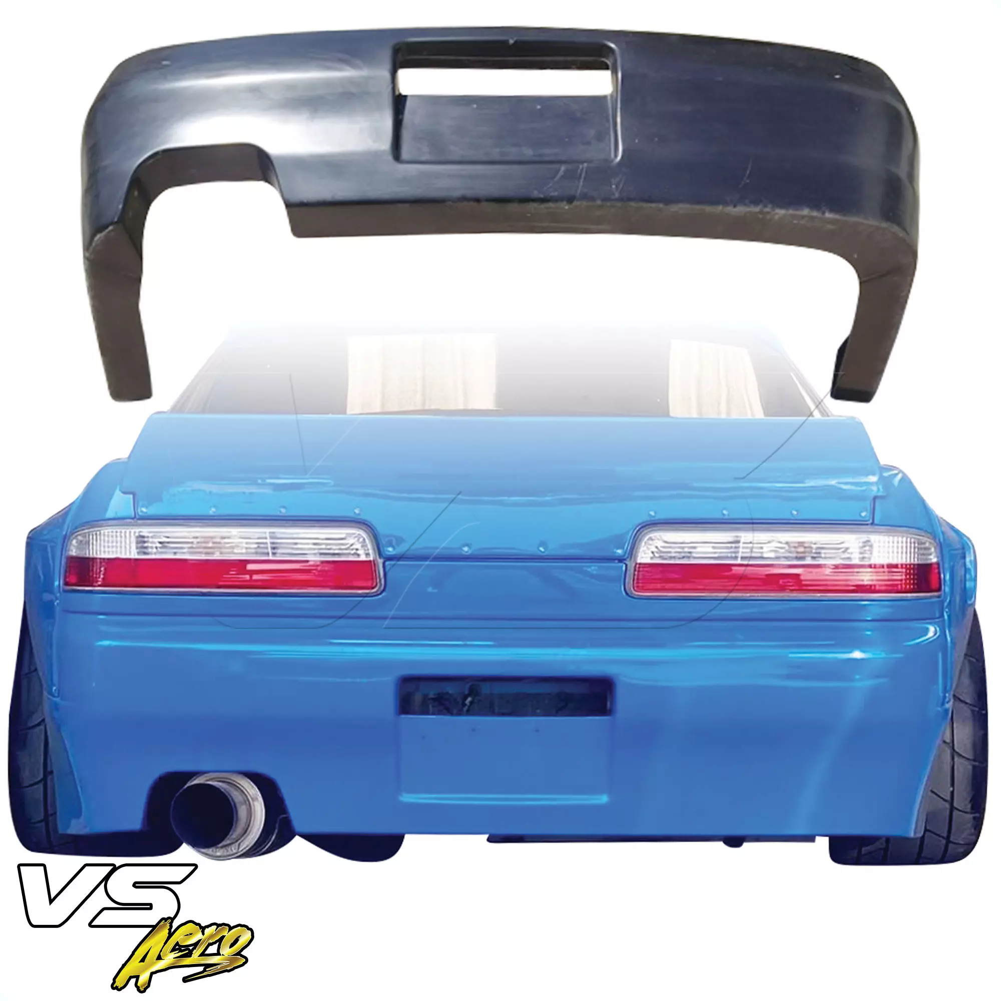 VSaero FRP TKYO v3 Wide Body Rear Bumper > Nissan Silvia S13 1989-1994 > 2dr Coupe - Image 9