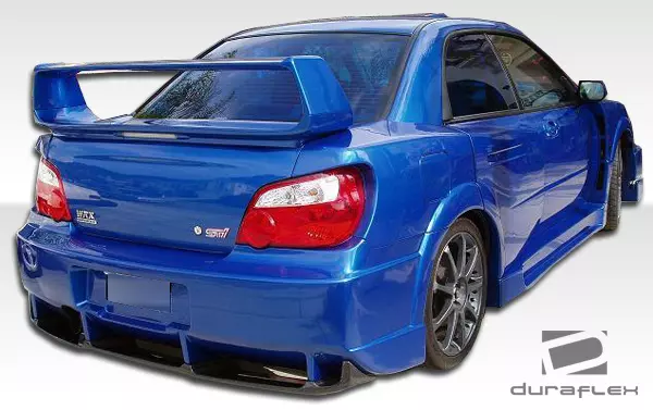 2004-2005 Subaru Impreza WRX STI 4DR Duraflex C-GT Wide Body Rear Bumper Cover 2 Piece (S) - Image 2