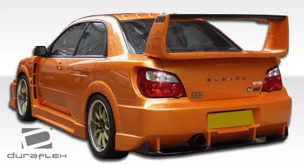 2004-2005 Subaru Impreza WRX STI 4DR Duraflex C-GT Wide Body Rear Bumper Cover 2 Piece (S) - Image 3