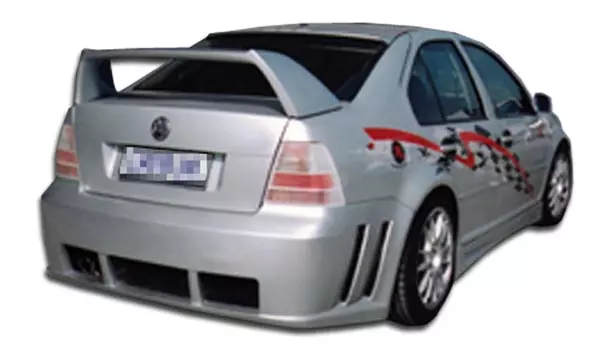 1999-2004 Volkswagen Jetta Duraflex Piranha Rear Bumper Cover 1 Piece - Image 1