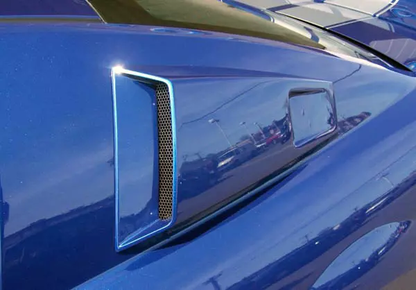 2005-2009 Ford Mustang Couture Urethane CVX Window Scoop Louvers 2 Piece - Image 1