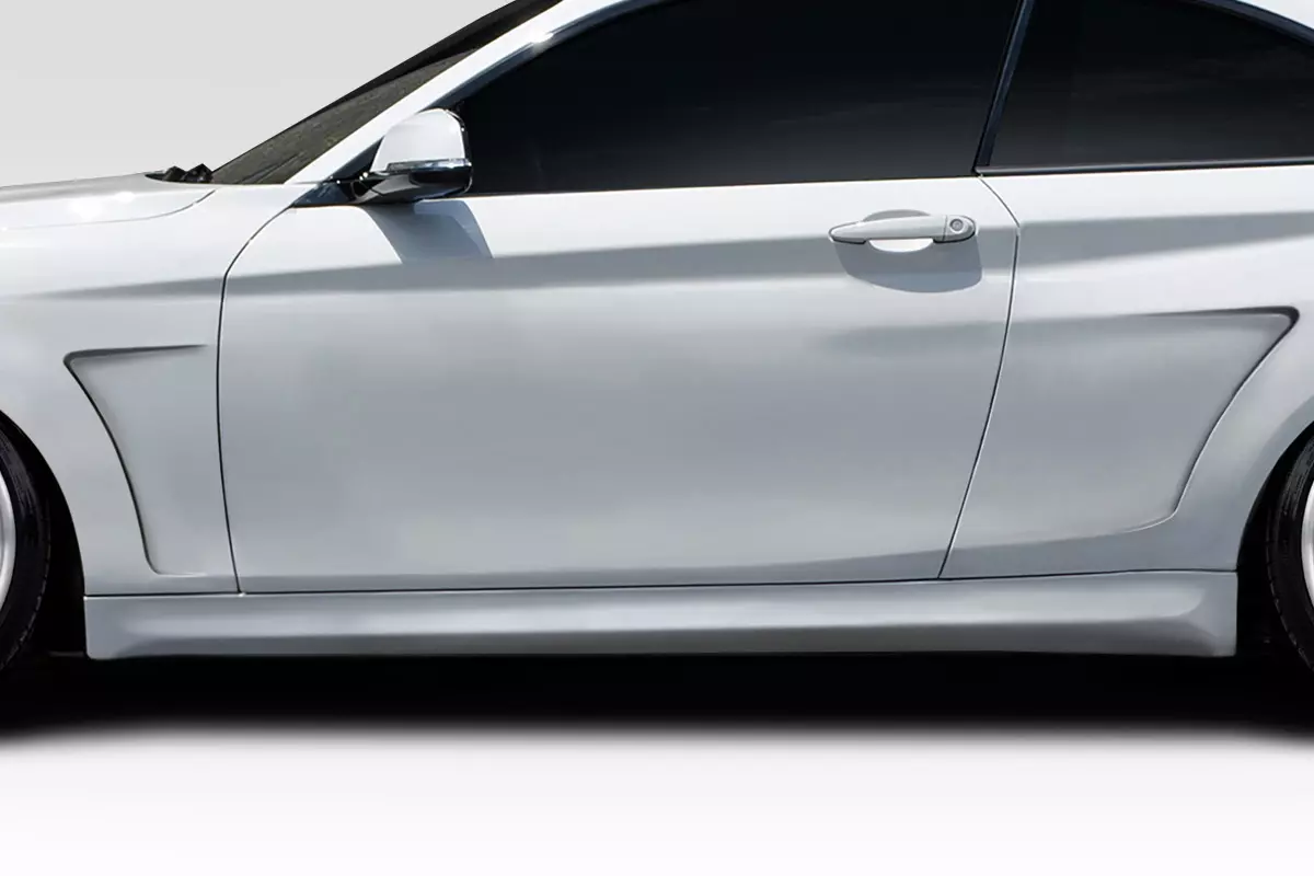 2014-2021 BMW 2 Series F22 F23 Duraflex MHR Wide Body Side Skirt Rocker Panels 2 Piece - Image 1