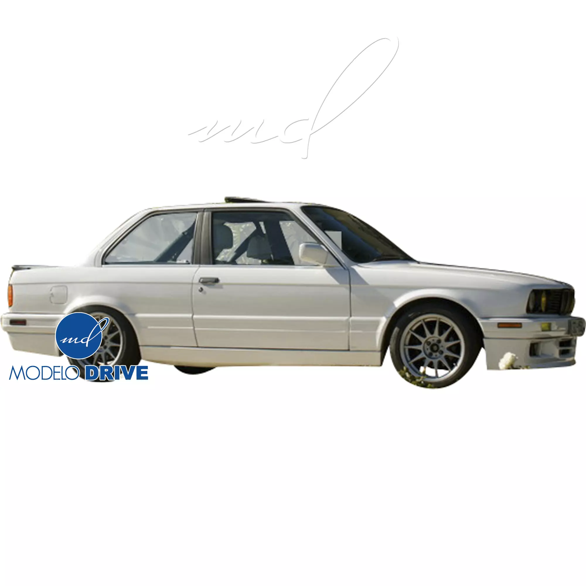 ModeloDrive FRP MTEC Side Skirts > BMW 3-Series 318i 325i E30 1984-1991 > 2dr Coupe - Image 4