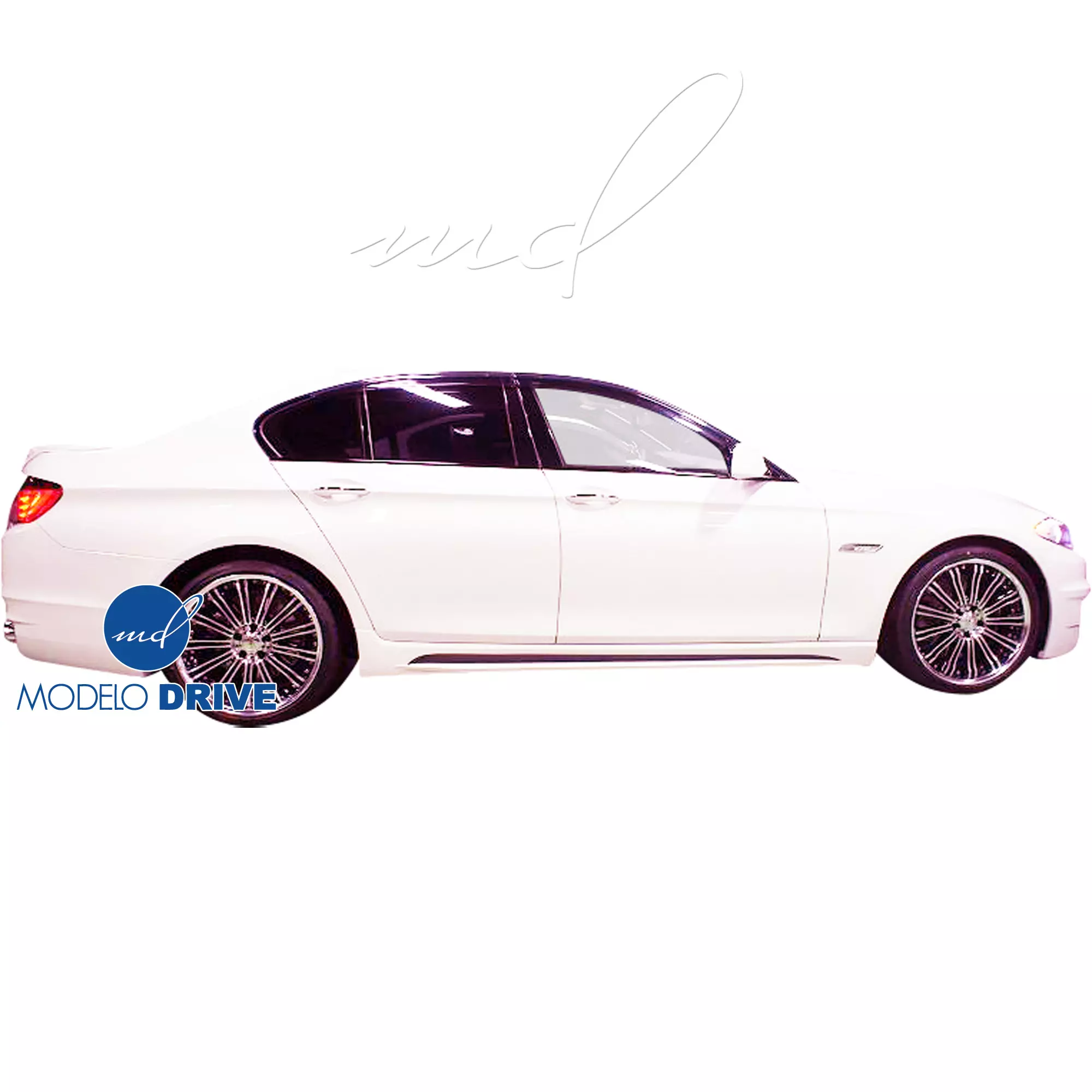 ModeloDrive FRP WAL Side Skirts > BMW 5-Series F10 2011-2016 > 4dr - Image 1
