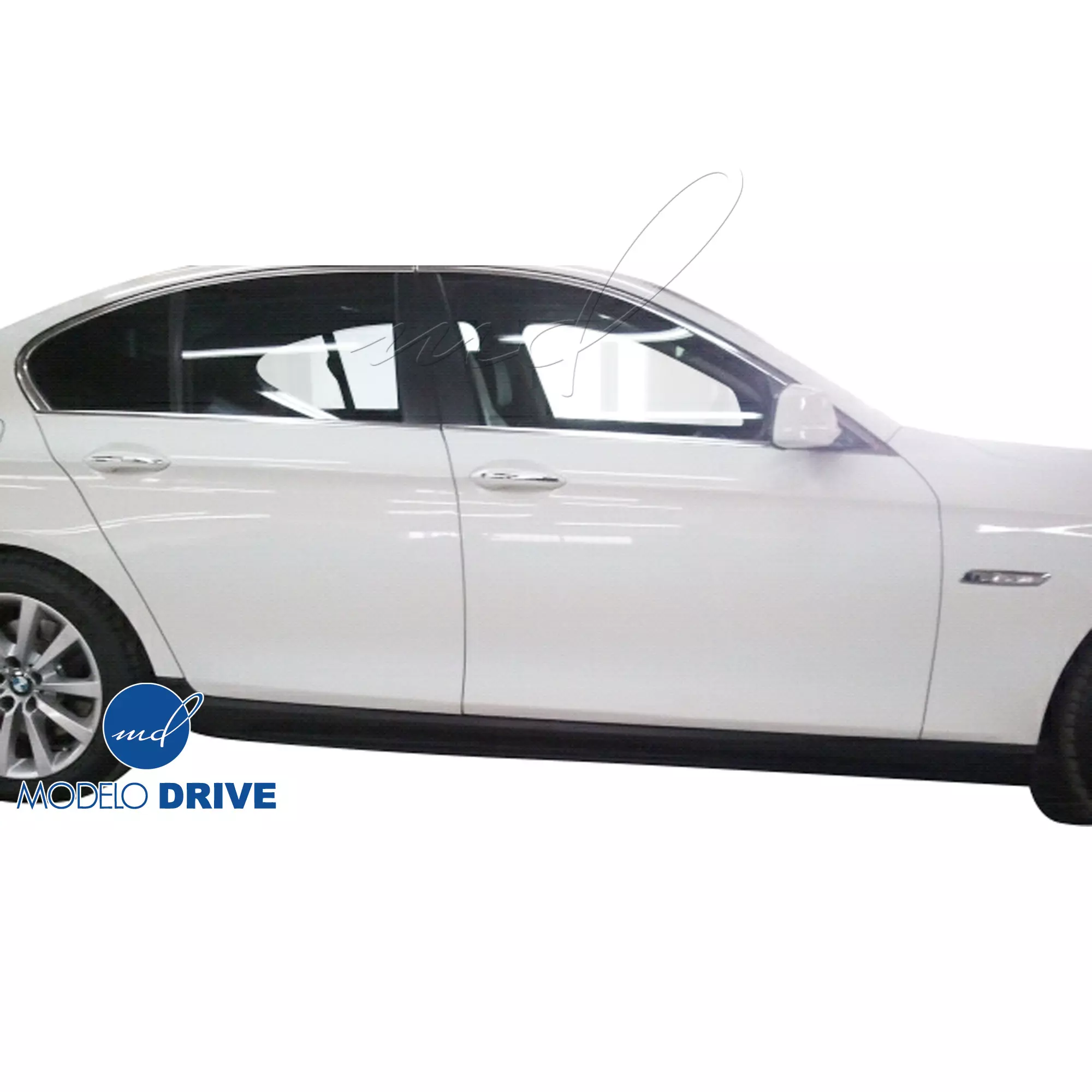 ModeloDrive FRP WAL Side Skirts > BMW 5-Series F10 2011-2016 > 4dr - Image 4