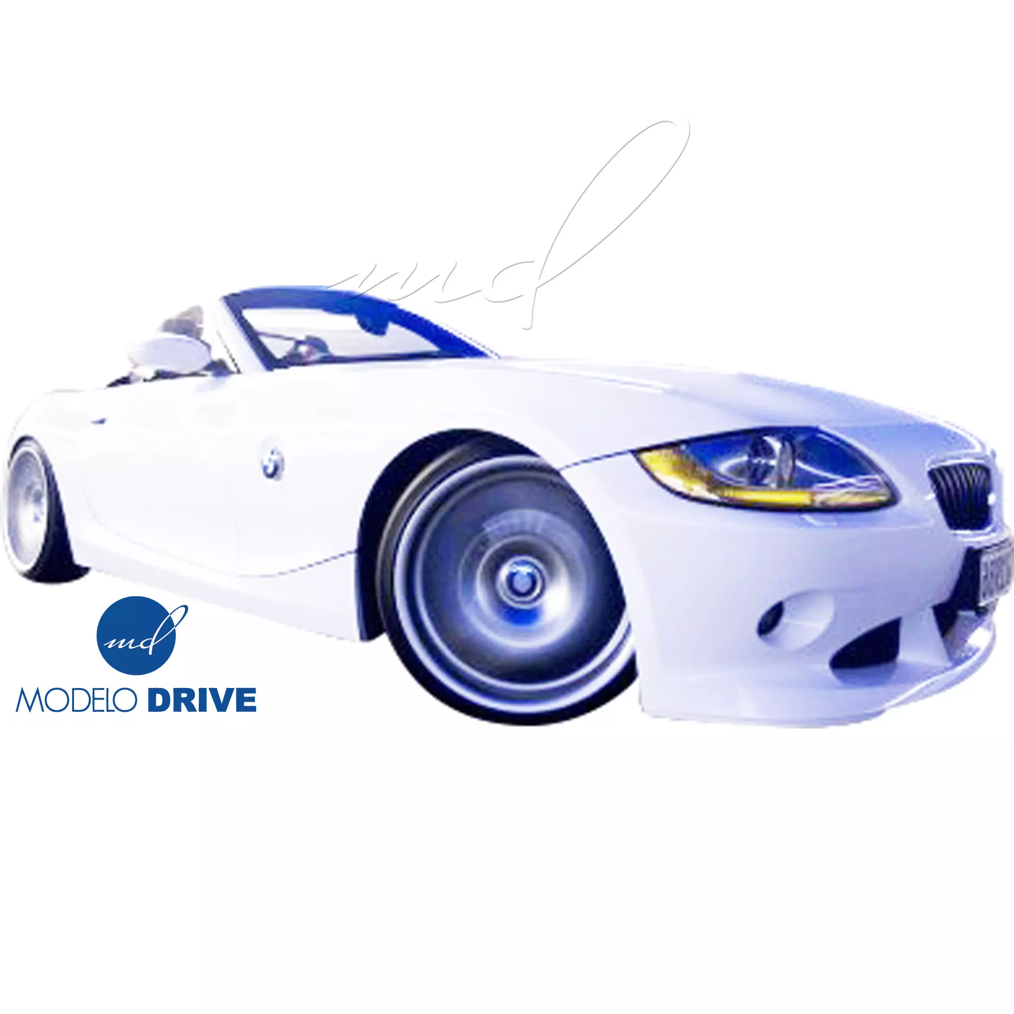 ModeloDrive FRP AERO Body Kit 4pc > BMW Z4 E85 2003-2005 - Image 34