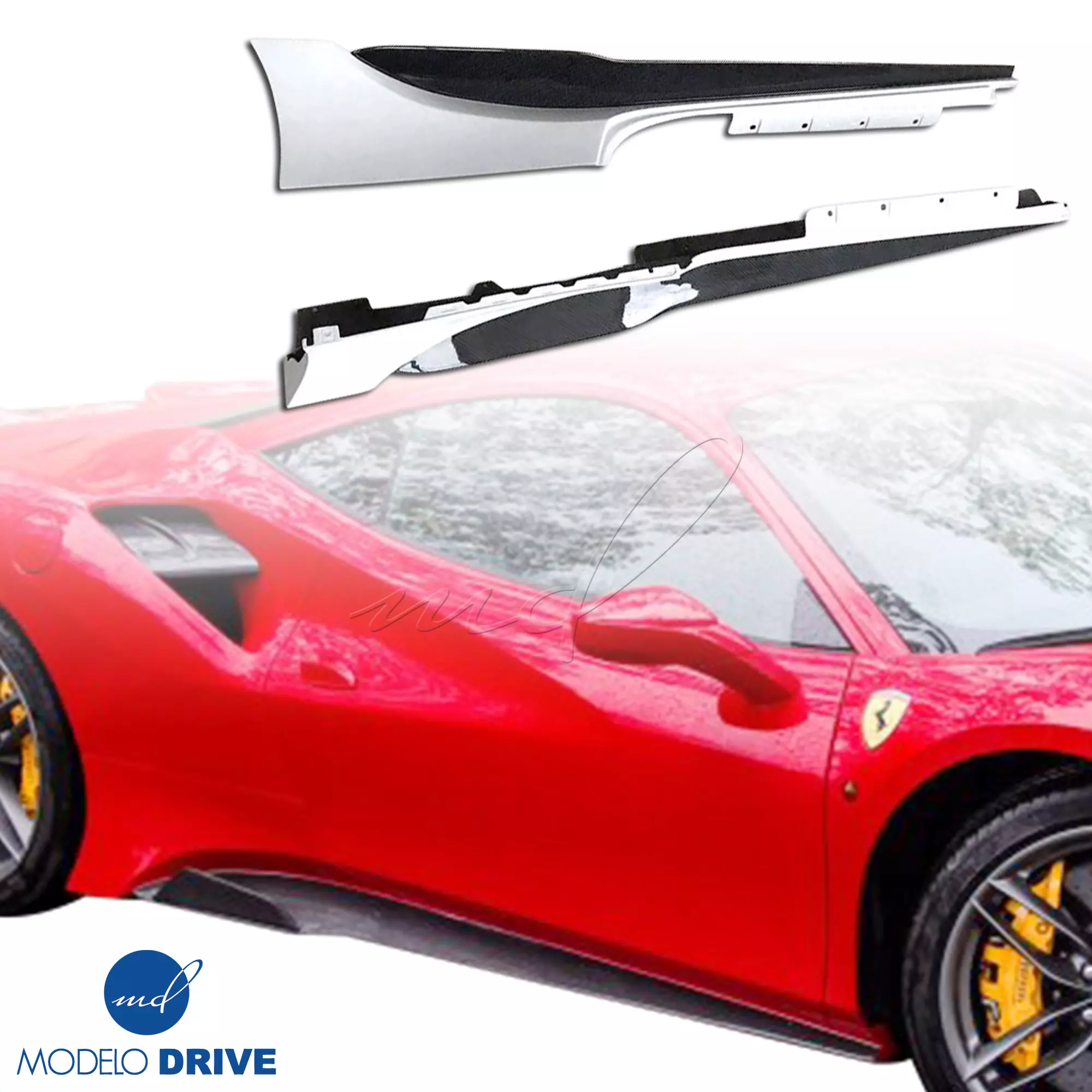 ModeloDrive Partial Carbon Fiber MDES Body Kit > Ferrari 488 GTB F142M 2016-2019 - Image 51