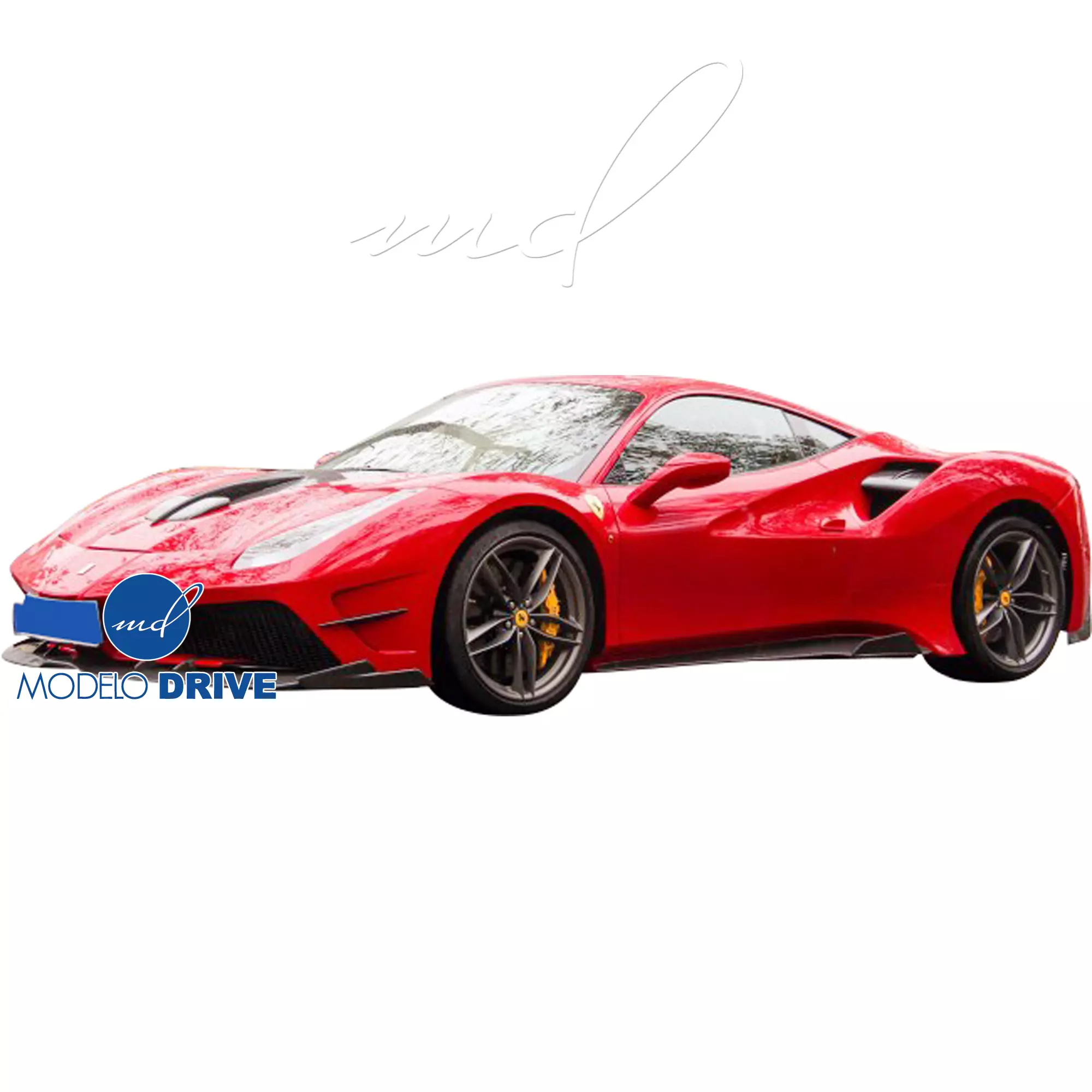 ModeloDrive Partial Carbon Fiber MDES Body Kit > Ferrari 488 GTB F142M 2016-2019 - Image 29