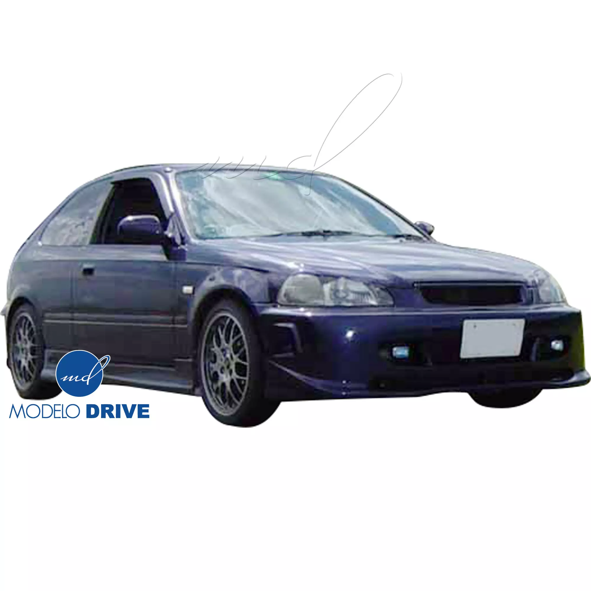 ModeloDrive FRP ZEA Body Kit 4pc > Honda Civic EK9 1996-1998 > 3-Door Hatch - Image 12