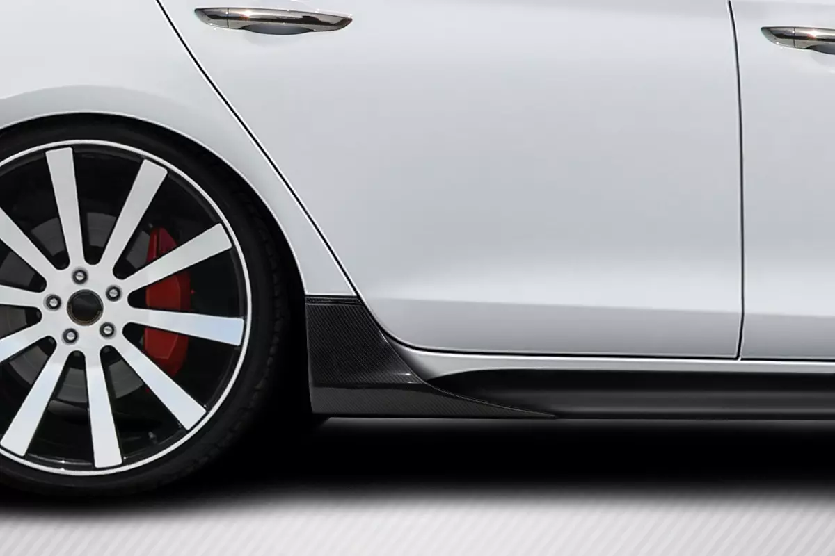 2019-2023 Genesis G70 Carbon Creations MSR Side Skirts Add On 2 Piece (S) - Image 1