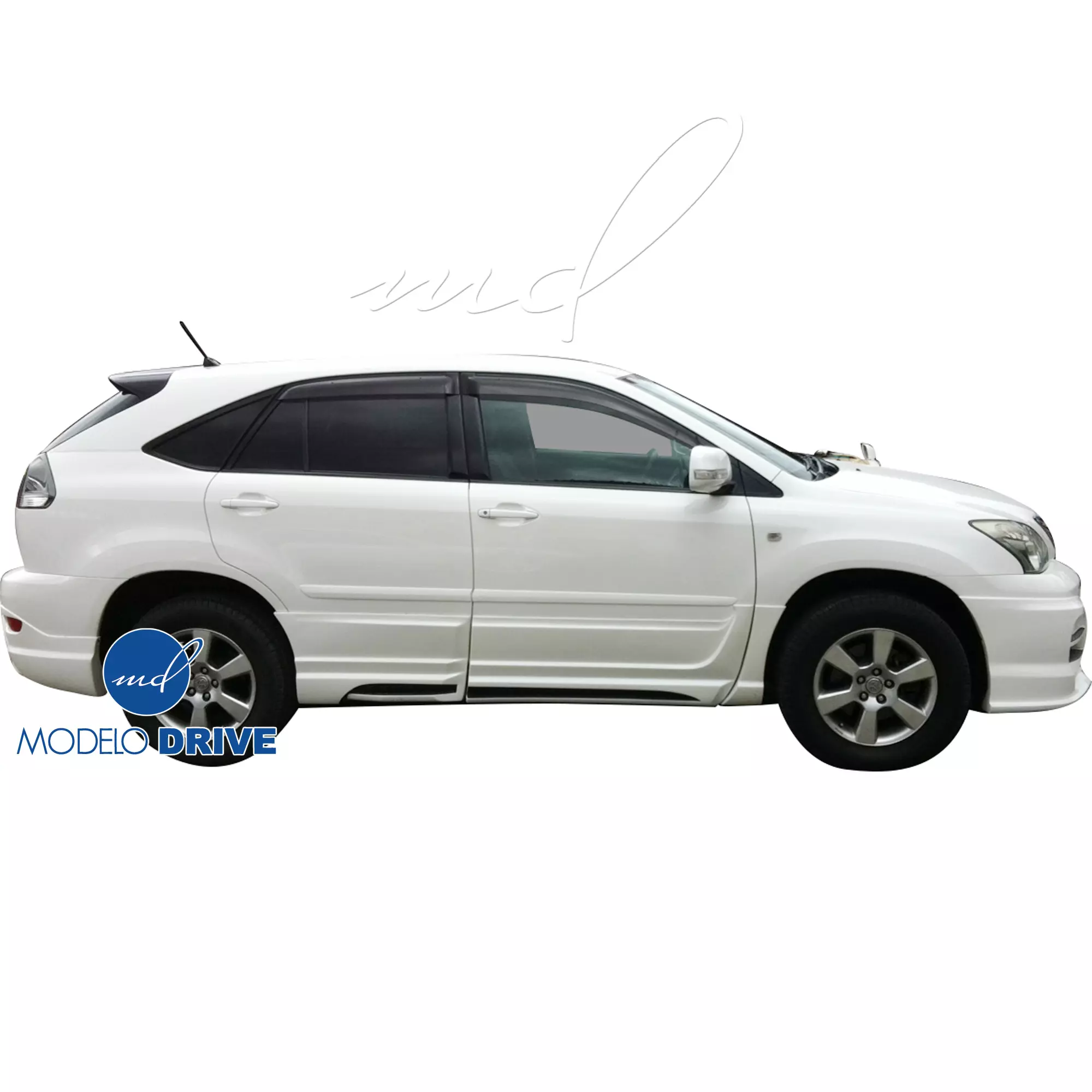 ModeloDrive FRP WAL BISO Side Skirts & Door Caps 6pc > Lexus RX-Series RX350 RX450 2010-2013 - Image 2